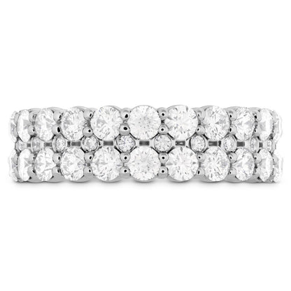 Heats On Fire Classic Row Double Diamond Band