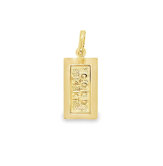 Estate 14Ky Gold Bar Charm