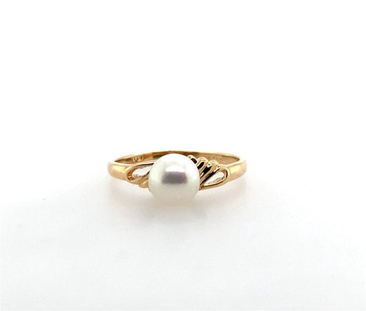 Estate 14K Pearl Ring