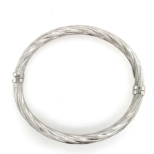 Estate Twisted Bangle Bracelet