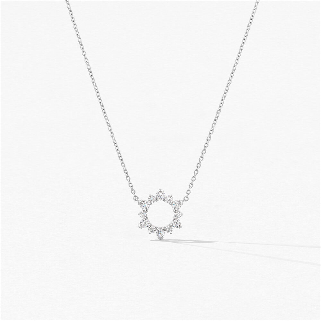 Hearts On Fire Aerial Eclipse Circle Pendant