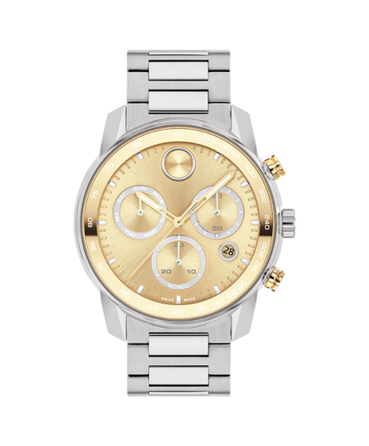 Movado Bold Verso 44mm Two-Tone Chronograph