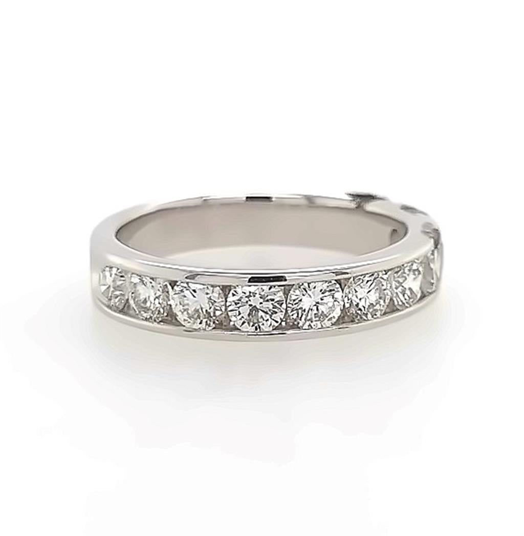 Rolland's Designs 14K White Gold Diamond Band