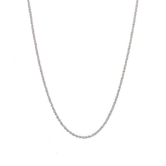 ACI 14K White Gold Chain