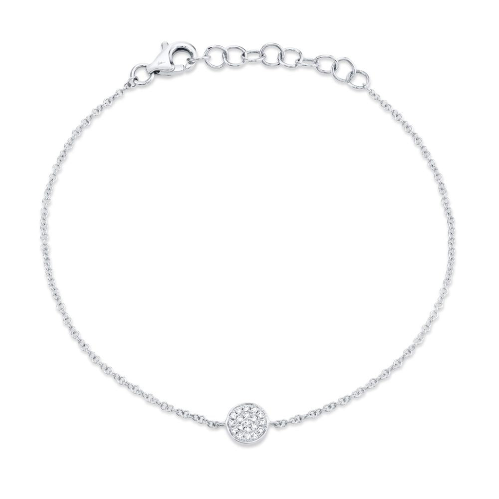 Shy Creation Diamond Disc Bracelet