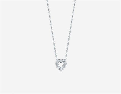 Roberto Coin Tiny Treasures Reversible Diamond & Ruby Heart Necklace