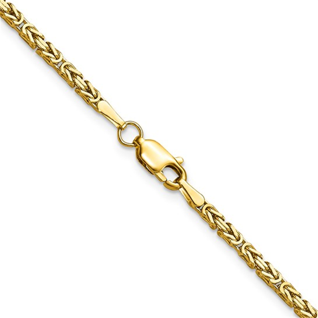 Rolland's Design 14K Gold 2Mm Byzantine