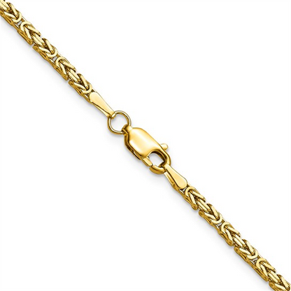 Rolland's Design 14K Gold 2Mm Byzantine