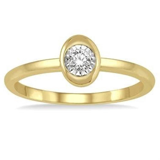 14k Yellow Gold Stackable Ring