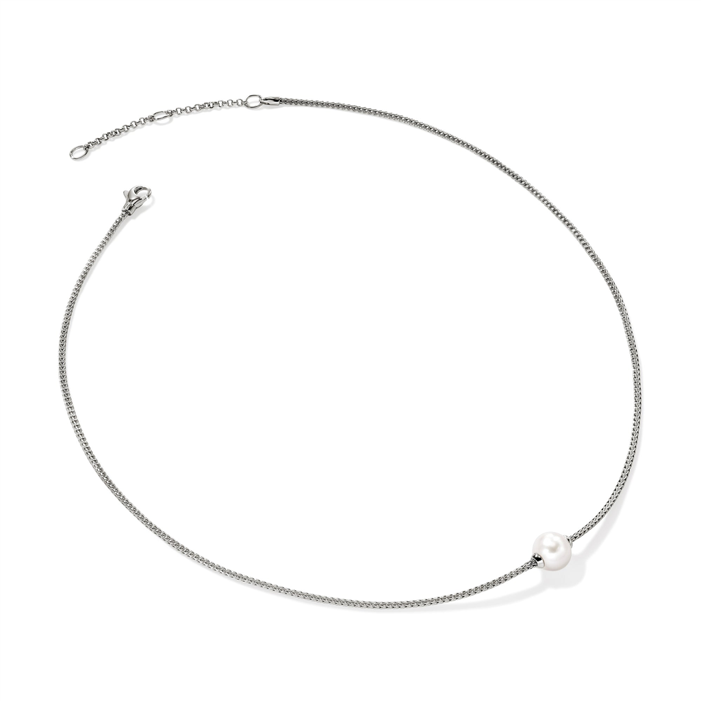 John Hardy Sterling Silver Pearl Necklace