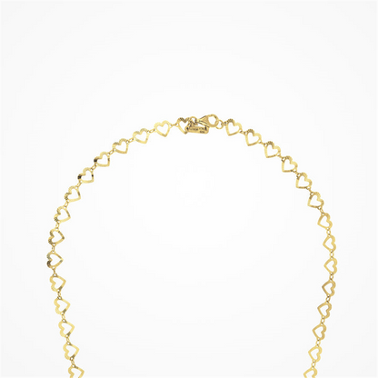 Desmos Gold-Plated Sterling Silver 16" Arte Cuore Necklace