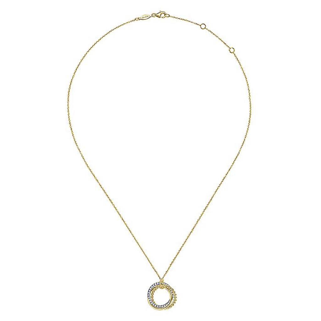 Gabriel Diamond Interlocking Circles Pendant