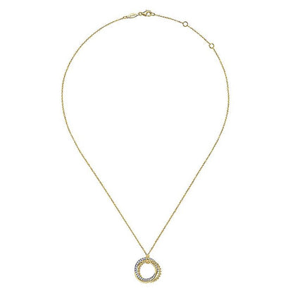 Gabriel Diamond Interlocking Circles Pendant