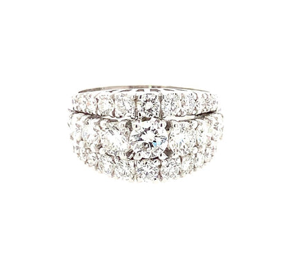 Estate 18K Diamond Band