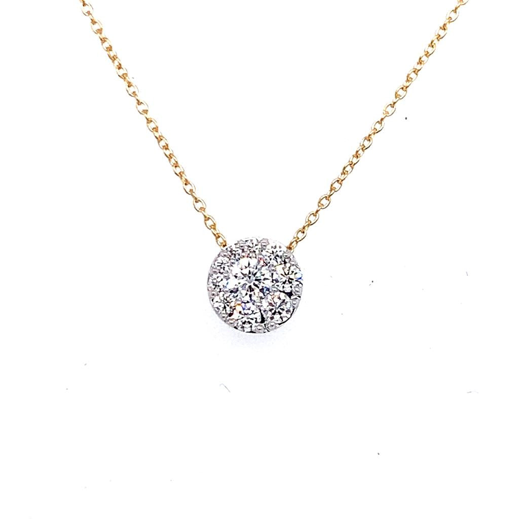 Hearts On Fire Diamond Circle Pendant