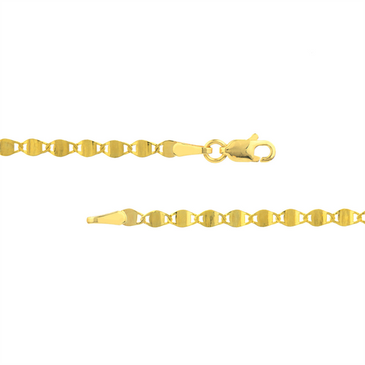Gold 2.7Mm Valentino Link Bracelet