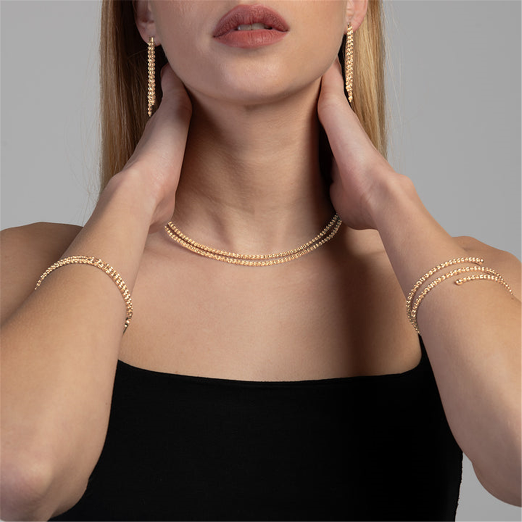 Desmos 18K Yellow Gold Plated Necklace