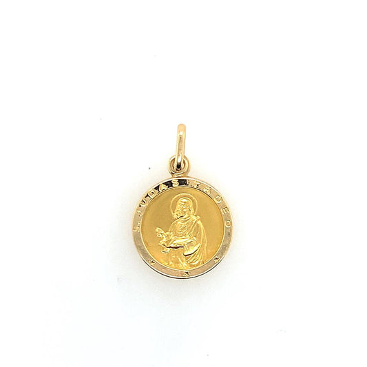 Rolland's Designs 14K Gold Religious Medallion