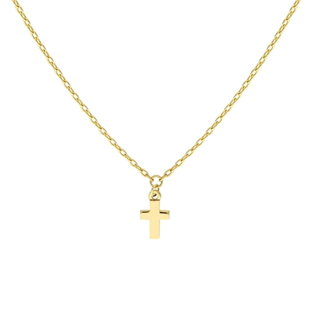 14k Mini Cross Pendant