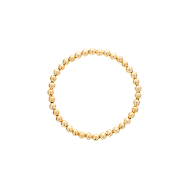 Dee Berkley Shine Bright Gold Filled Beaded Bracelet-3mm