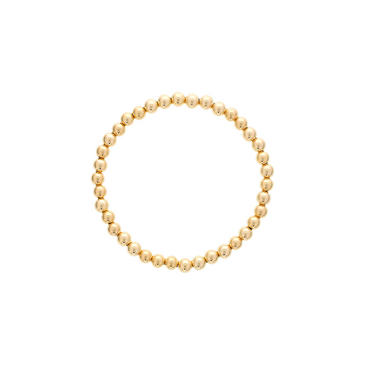 Dee Berkley Shine Bright Gold Filled Beaded Bracelet-3mm
