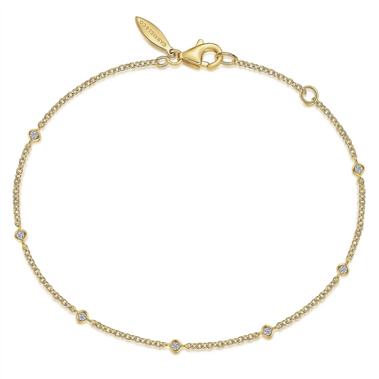 Gabriel 7 Station Diamond Bracelet