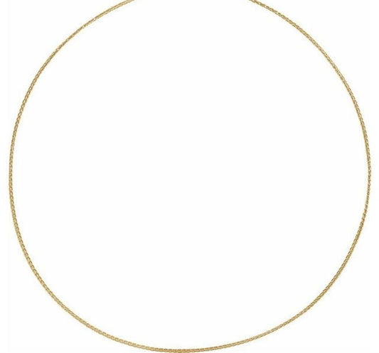 Rolland's Designs 14K Gold Diamond Cut Chain