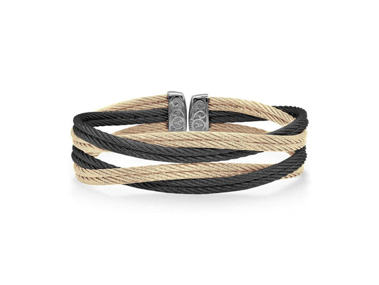 Alor Cable Wire Entwine Cuff Bracelet