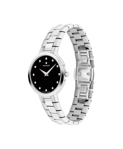 Movado Faceto 28mm Diamond Dial