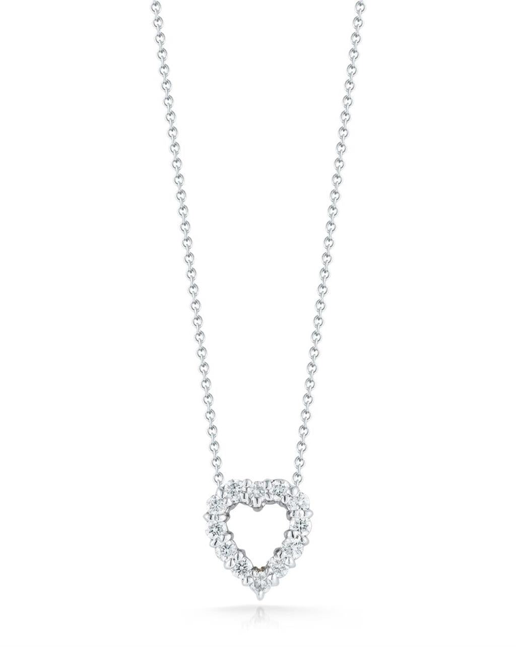 Roberto Coin Diamond Heart Pendant