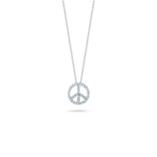 Roberto Coin Peace Sign Diamond Pendant