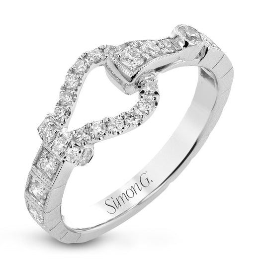 Simon G. Diamond Buckle Ring