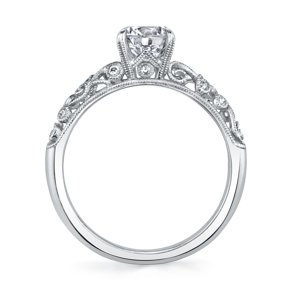 Sylvie vintage engagement ring