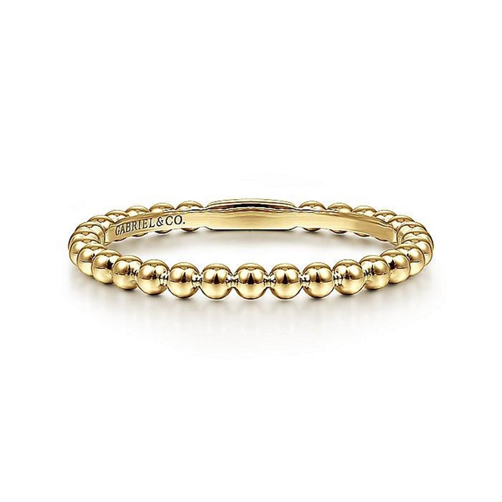 Gabriel 14Ky Bujukan Stackable Ring