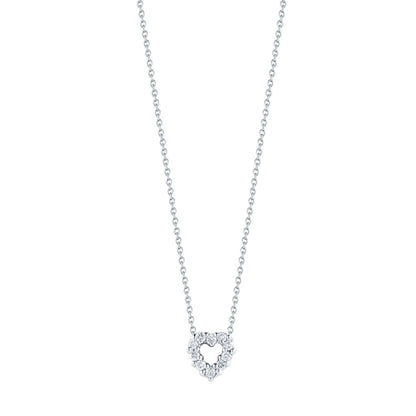 Roberto Coin Tiny Treasures Reversible Diamond & Ruby Heart Necklace