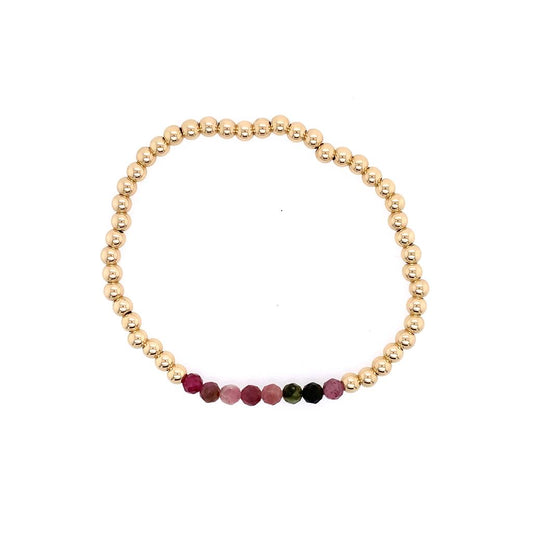 Dee Berkley Shine Bright Birthstone Mini Bead Bracelet- October