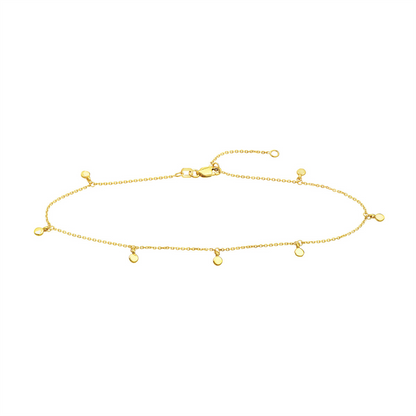 Rolland's Designs 14K Yellow Gold Anklet Bracelet