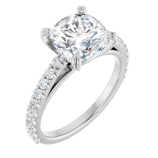 Platinum Engagement Ring Mounting