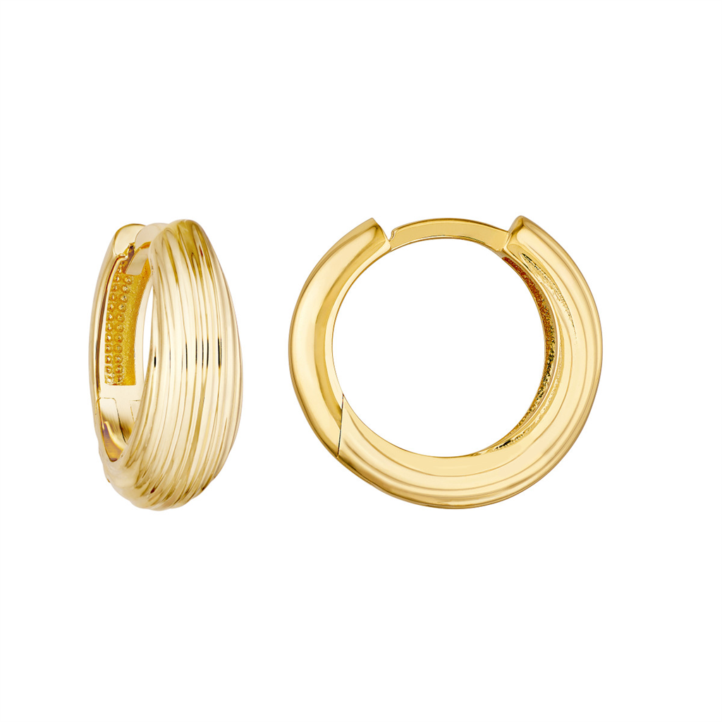 Rolland's Designs 14K Gold Hoops