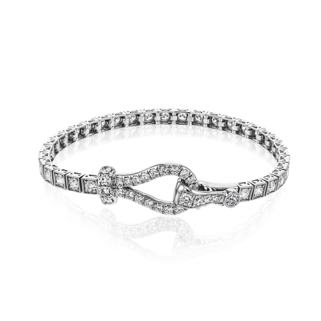 Simon G. Diamond Buckle Bracelet -1.00ct