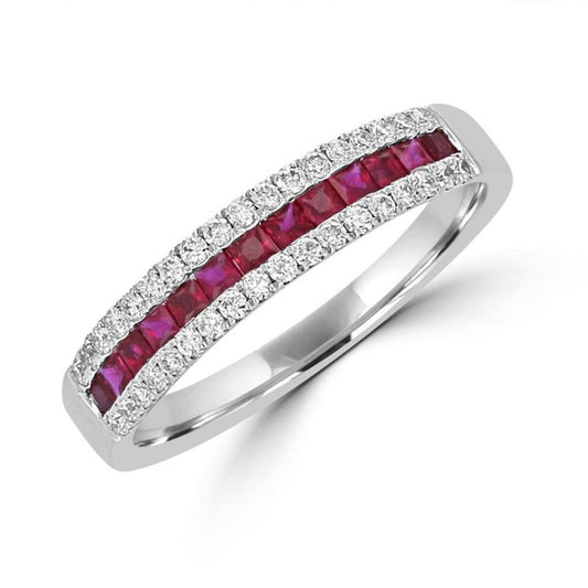 Rolland's Design Ruby and Diamond Band