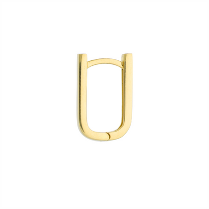 Rolland's Designs 14K Gold Paperclip U Shape Hoops