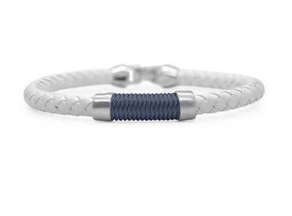 Alor Leather & Twisted Cable Bracelet
