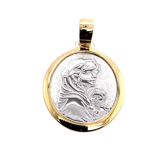 Rolland's Designs 14K Gold Religious Medallion