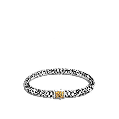 John Hardy Citrine Reversible Classic Chain Bracelet