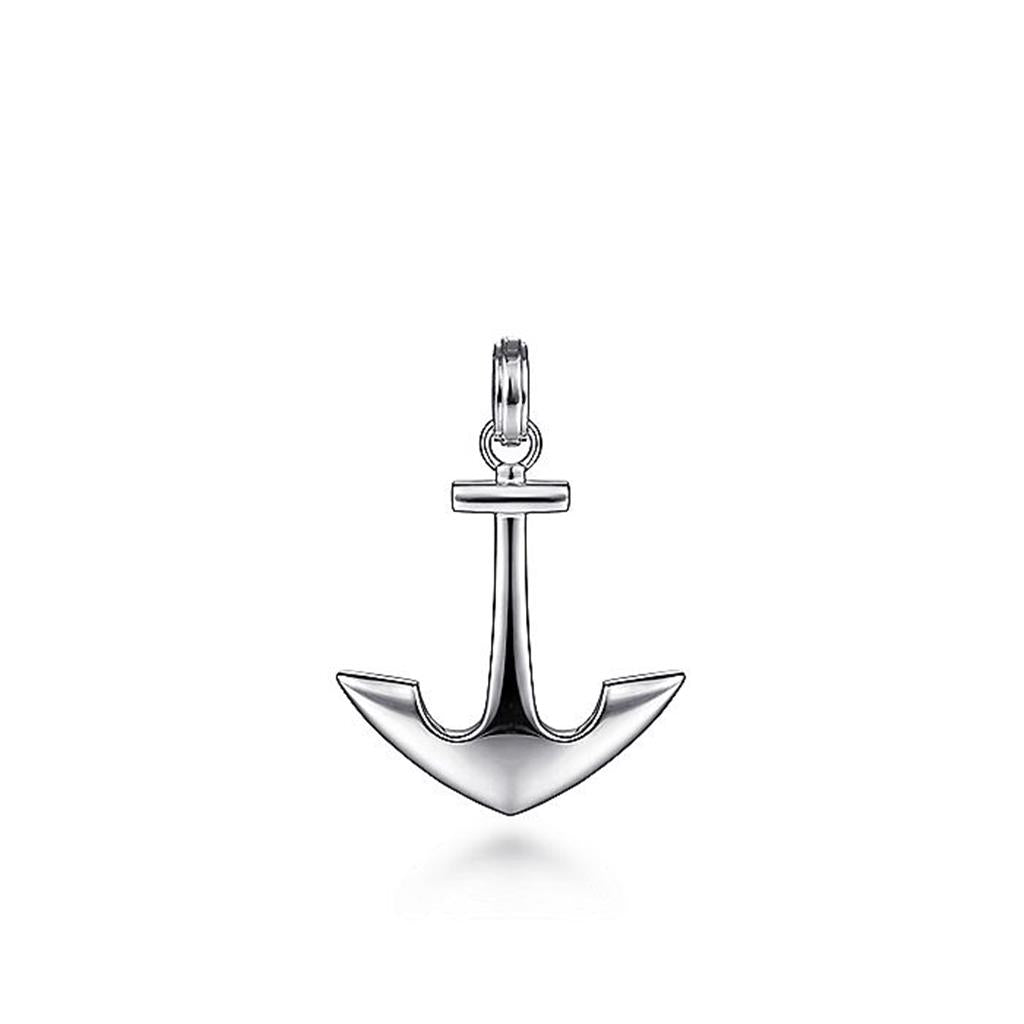 Gabriel Sterling Silver Anchor Pendant