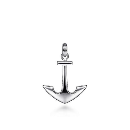 Gabriel Sterling Silver Anchor Pendant