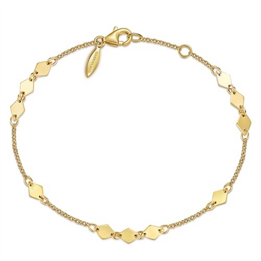 Gabriel Rhombus Stations Contemporary Bracelet