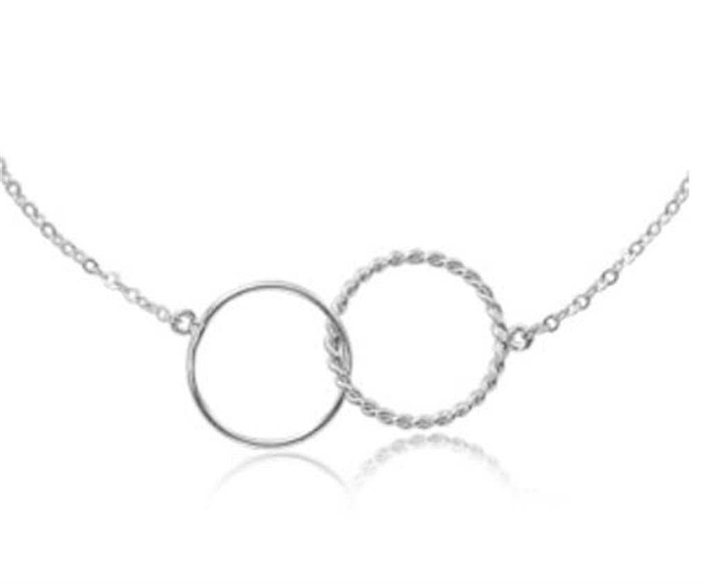 Silver Interlocking Necklace