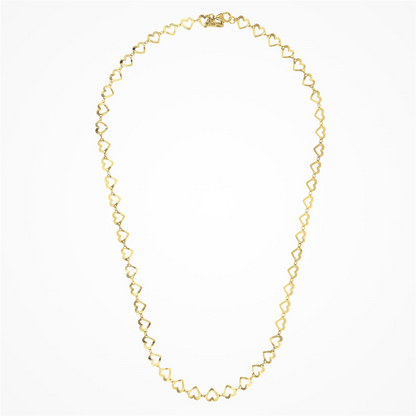 Desmos Gold-Plated Sterling Silver 16" Arte Cuore Necklace